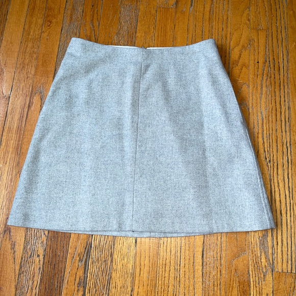 Super Cute Wool Grey Mini Skirt - Picture 5 of 9